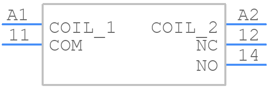 FINDER 43.41.7.024.2001 - FINDER - PCB symbol