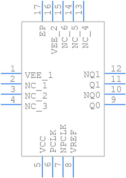 8SLVP1102ANLGI/W - Renesas Electronics - PCB symbol