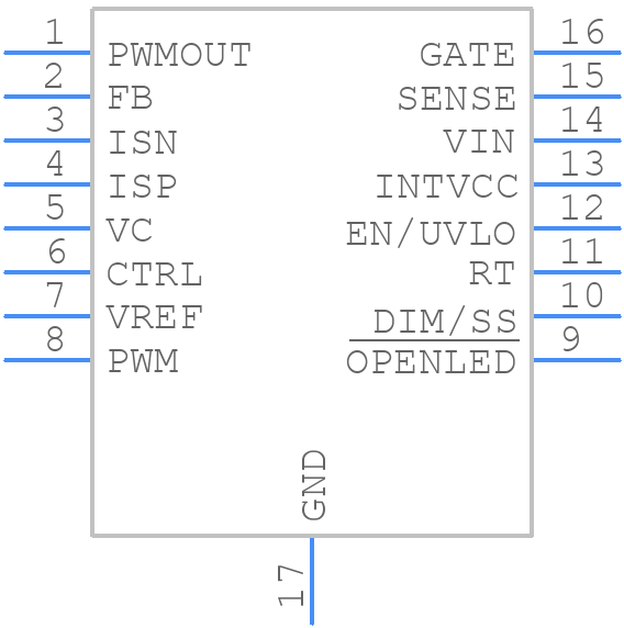 LT3761AIMSE#TRPBF - Analog Devices - PCB symbol
