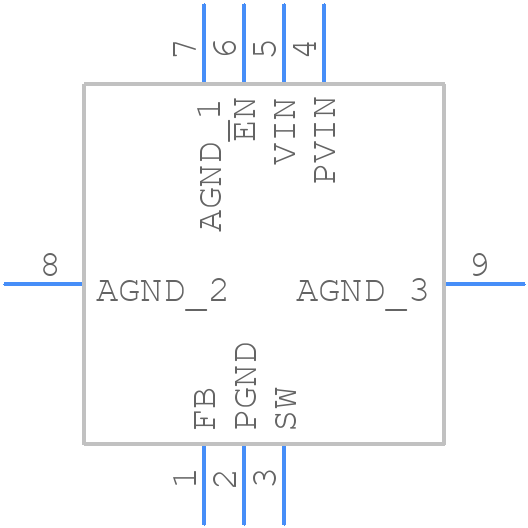 FAN2002MPX - Rochester Electronics - PCB symbol