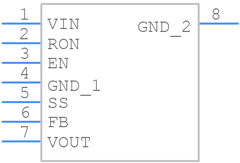 LMZ14203TZX-ADJ/NOPB - Texas Instruments - PCB symbol