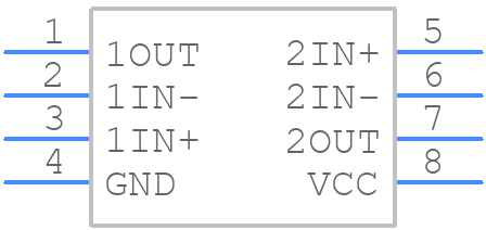 LM393BIDDFR - Texas Instruments - PCB symbol