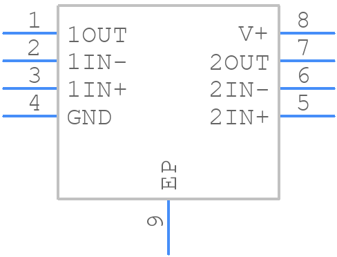 LM393BIDSGR - Texas Instruments - PCB symbol