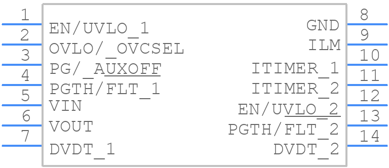 TPS259470LRPWR - Texas Instruments - PCB symbol