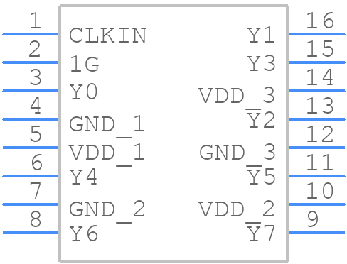 LMK1C1108 - Texas Instruments - PCB symbol