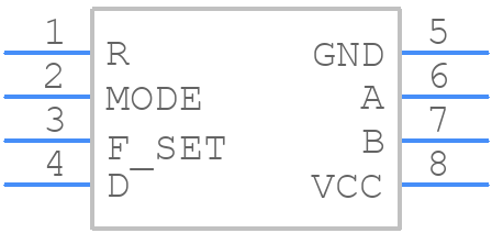 THVD8010DDFR - Texas Instruments - PCB symbol