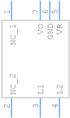 BPSX 0.5-14-00 - BIAS Power - PCB symbol