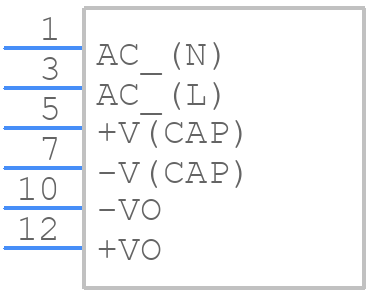 PBO-1-S5 - CUI Inc. - PCB symbol