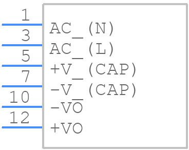 PBO-1-S12 - CUI Inc. - PCB symbol