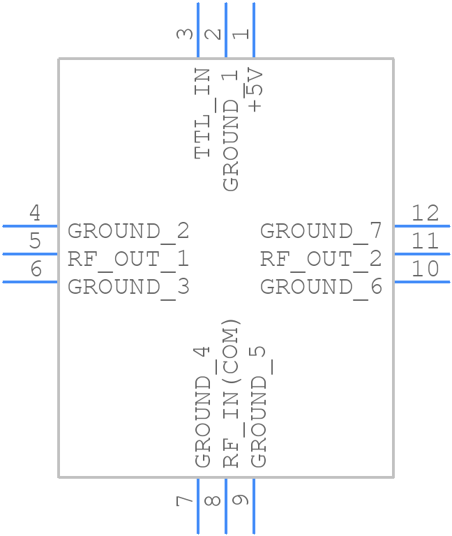 TOSW-230 - Mini-Circuits - PCB symbol