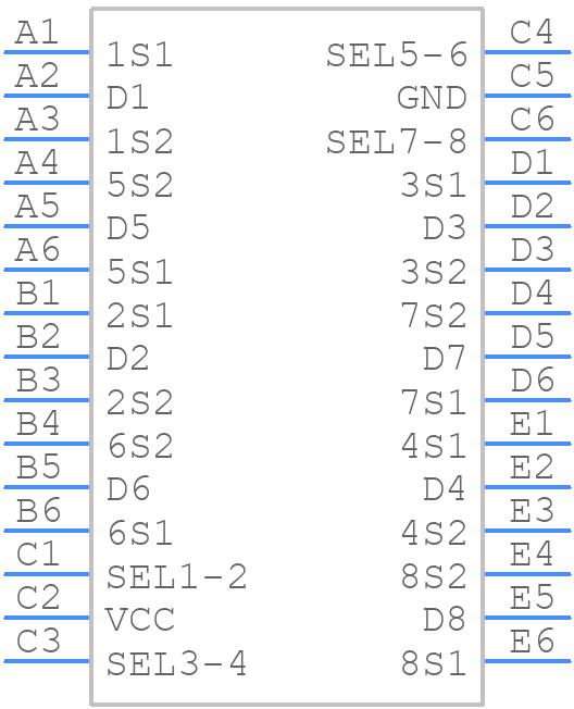 STG3820BJR - STMicroelectronics - PCB symbol