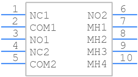 EG2201D - E-Switch - PCB symbol