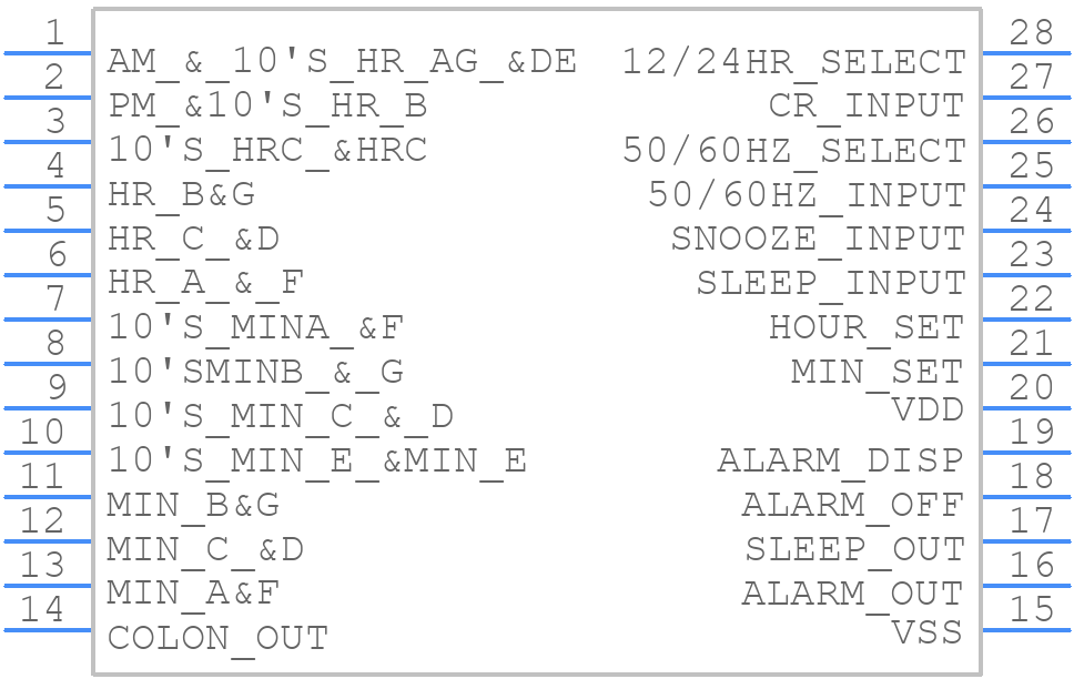LM8560 - Sanyo - PCB symbol