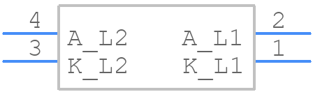 WP934MD/2GD - Kingbright - PCB symbol