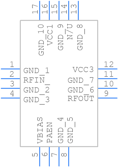 SKY66296-11 - Skyworks - PCB symbol