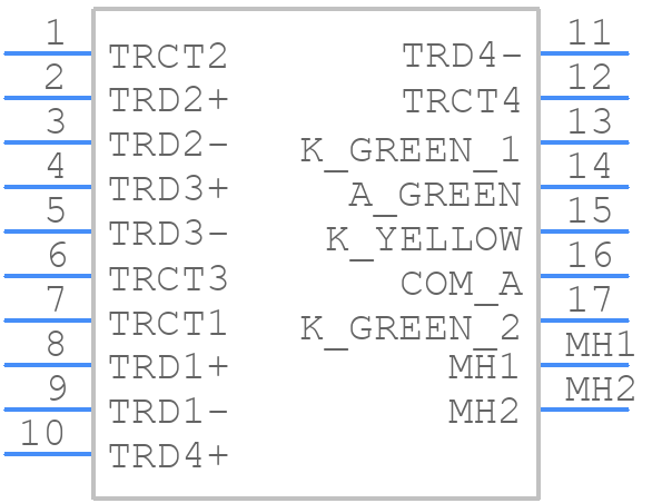 L836-121T-KD - BelFuse - PCB symbol