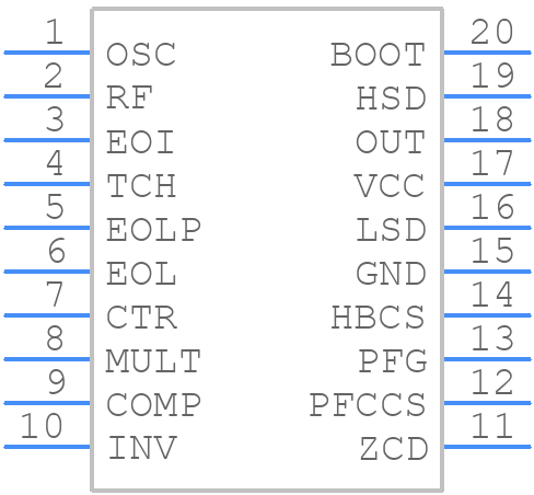 L6585DETR - STMicroelectronics - PCB symbol