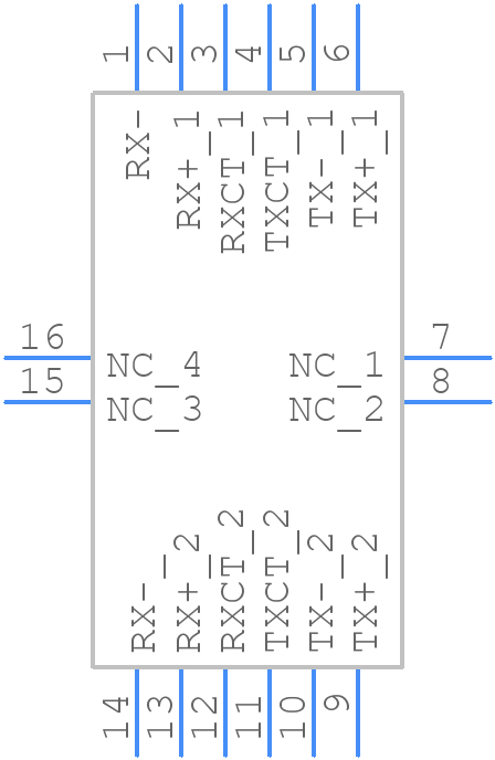 ETH1-230LD - COILCRAFT - PCB symbol
