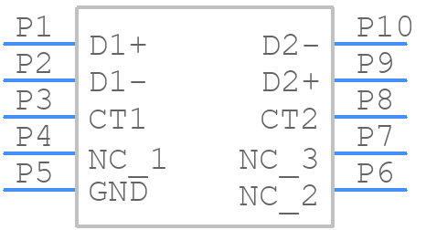 21 03 381 2410 - HARTING - PCB symbol