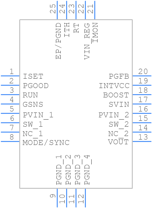 LTC3623EUDD#PBF - Analog Devices - PCB symbol