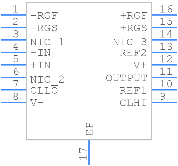 LT6372HMSE-1#PBF - Analog Devices - PCB symbol