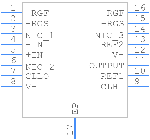 LT6372IMSE-1#PBF - Analog Devices - PCB symbol