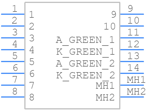 2250015-1 - TRP Connector - PCB symbol