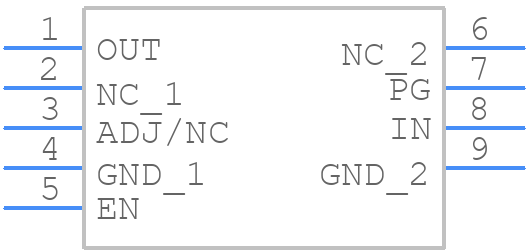 AP7361E-FGE-7 - Diodes Incorporated - PCB symbol