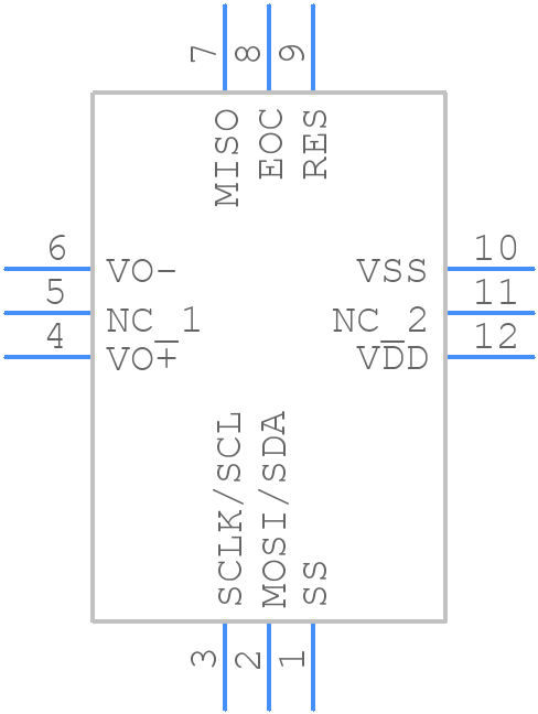 MPRLS0001PGN001SC - Honeywell - PCB symbol