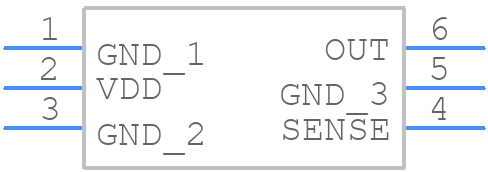 TLV6703QDSERQ1 - Texas Instruments - PCB symbol