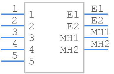 TCS5093-1540577 - HOSIDEN - PCB symbol