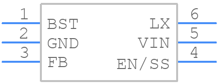 XC9246B42CMR-G - Torex - PCB symbol