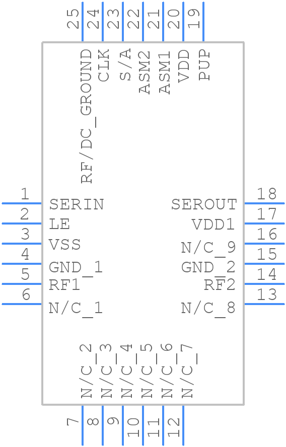 HMC1019ALP4E - Analog Devices - PCB symbol