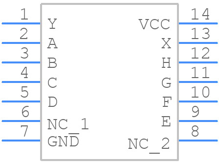 TC74HC4078AF - Toshiba - PCB symbol