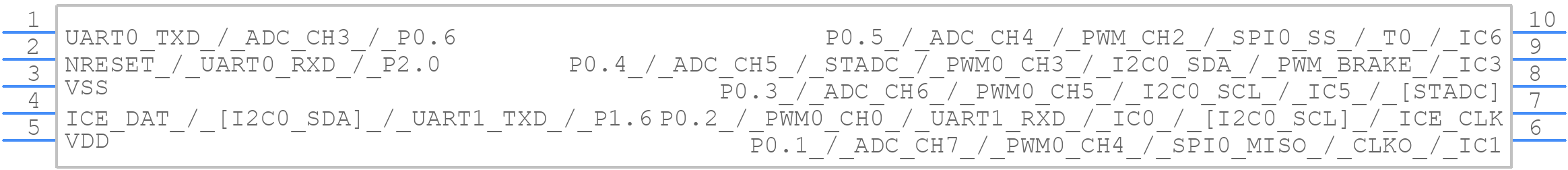 MS51BA9AE - Nuvoton - PCB symbol