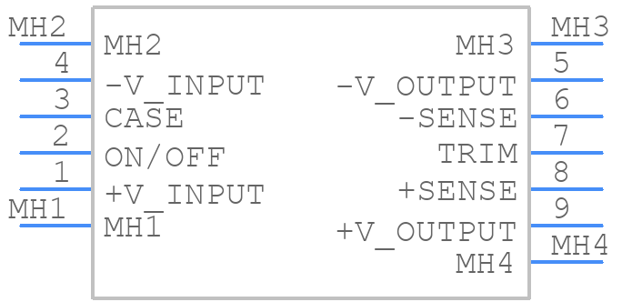 CHB50-12S24 - Cincon - PCB symbol