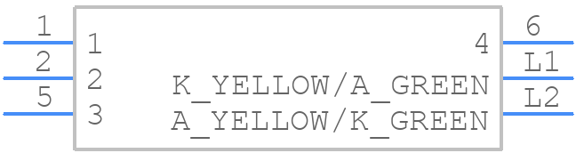 TL1270F160GYQAT - E-Switch - PCB symbol