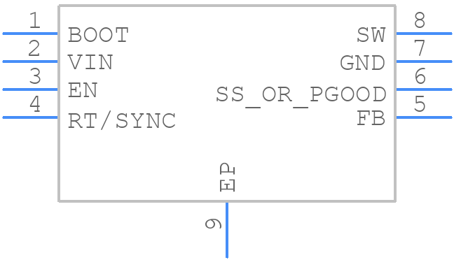 LV14360PDDAR - Texas Instruments - PCB symbol