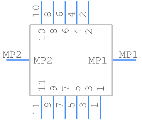 FH72-11S-0.3SHW - Hirose - PCB symbol