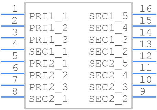 DTL1553-45 - Yageo Group - PCB symbol