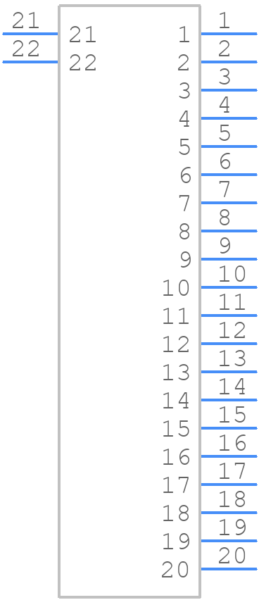 0527452033 - Molex - PCB symbol