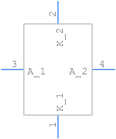 1N2804A - Microsemi Corporation - PCB symbol