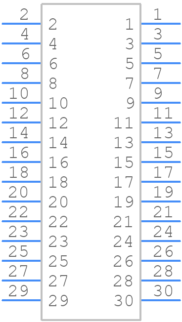 5016453020 - Molex - PCB symbol