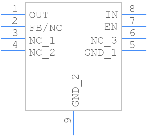 TPS7B8633QDDARQ1 - Texas Instruments - PCB symbol