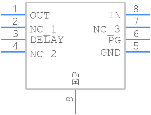 TPS7B8750QDDARQ1 - Texas Instruments - PCB symbol