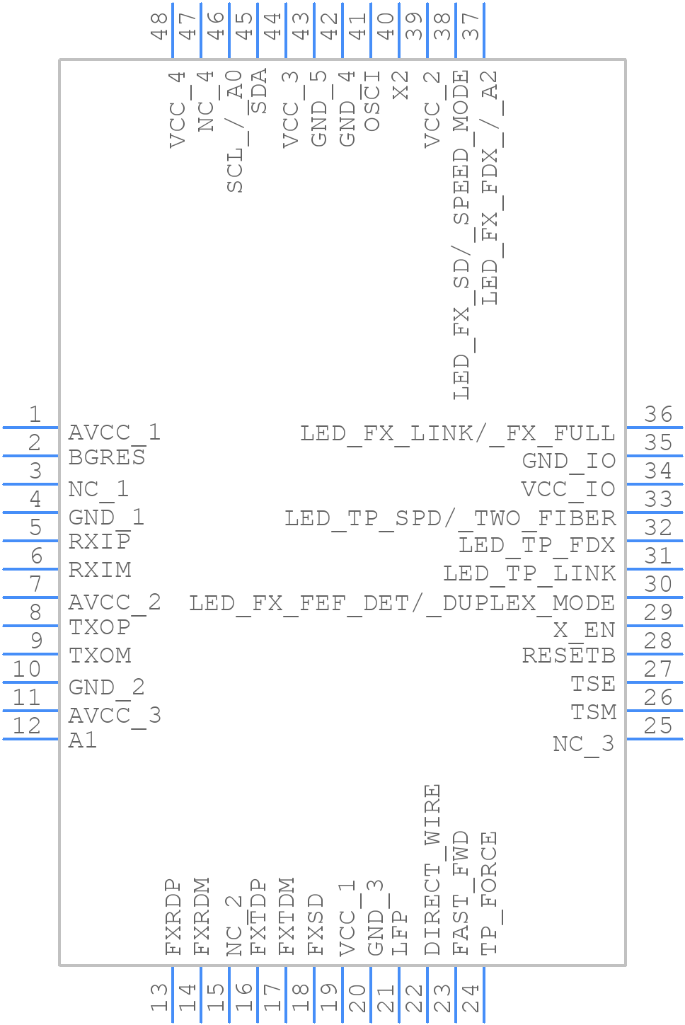 IP113A - IC+ - PCB symbol