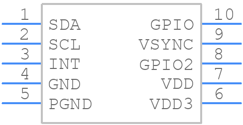 TMD37193M - ams OSRAM - PCB symbol