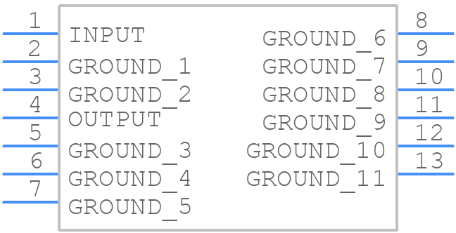 CBP-2150AN+ - Mini-Circuits - PCB symbol