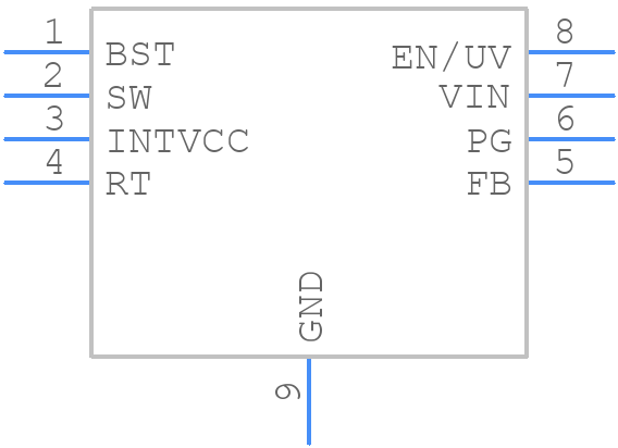 LT8606IDC#TRPBF - Analog Devices - PCB symbol