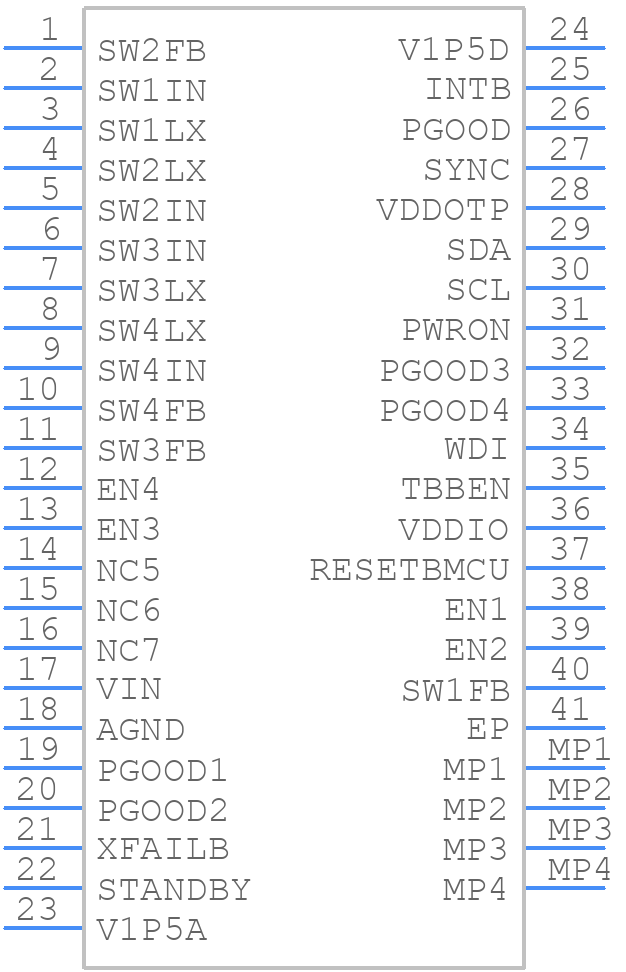 MPF5024AMBA0ESR2 - NXP - PCB symbol